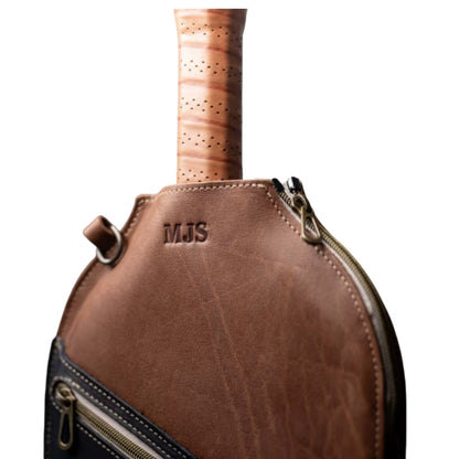 Leather Pickleball Paddle Cover