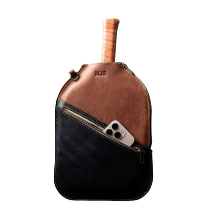 Leather Pickleball Paddle Cover